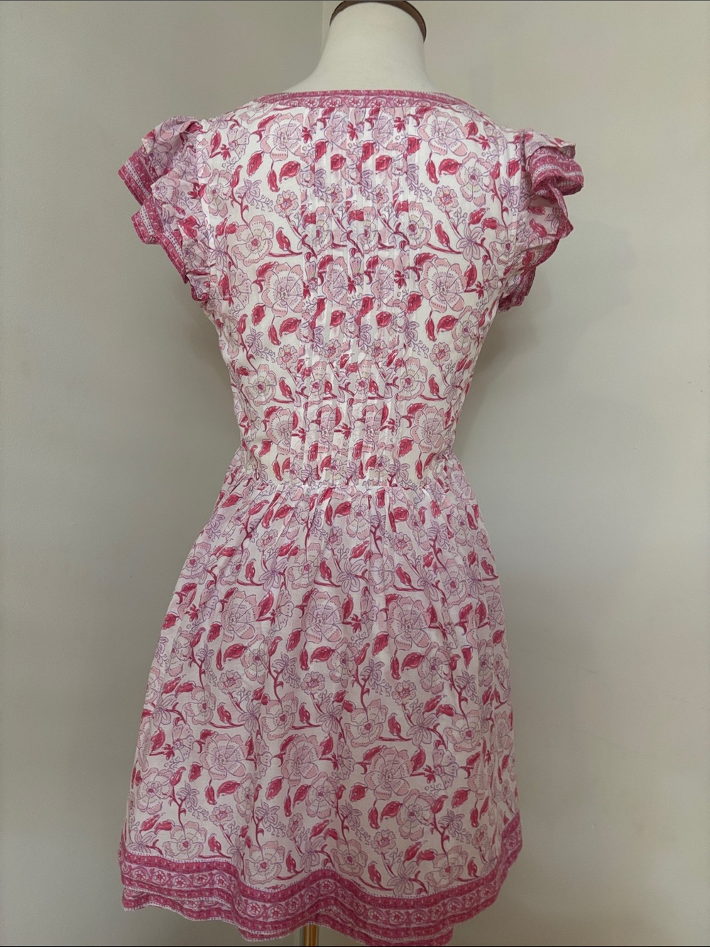 Vineyard Vines Pink and White Floral Mini Dress XS - Picture 9 of 12